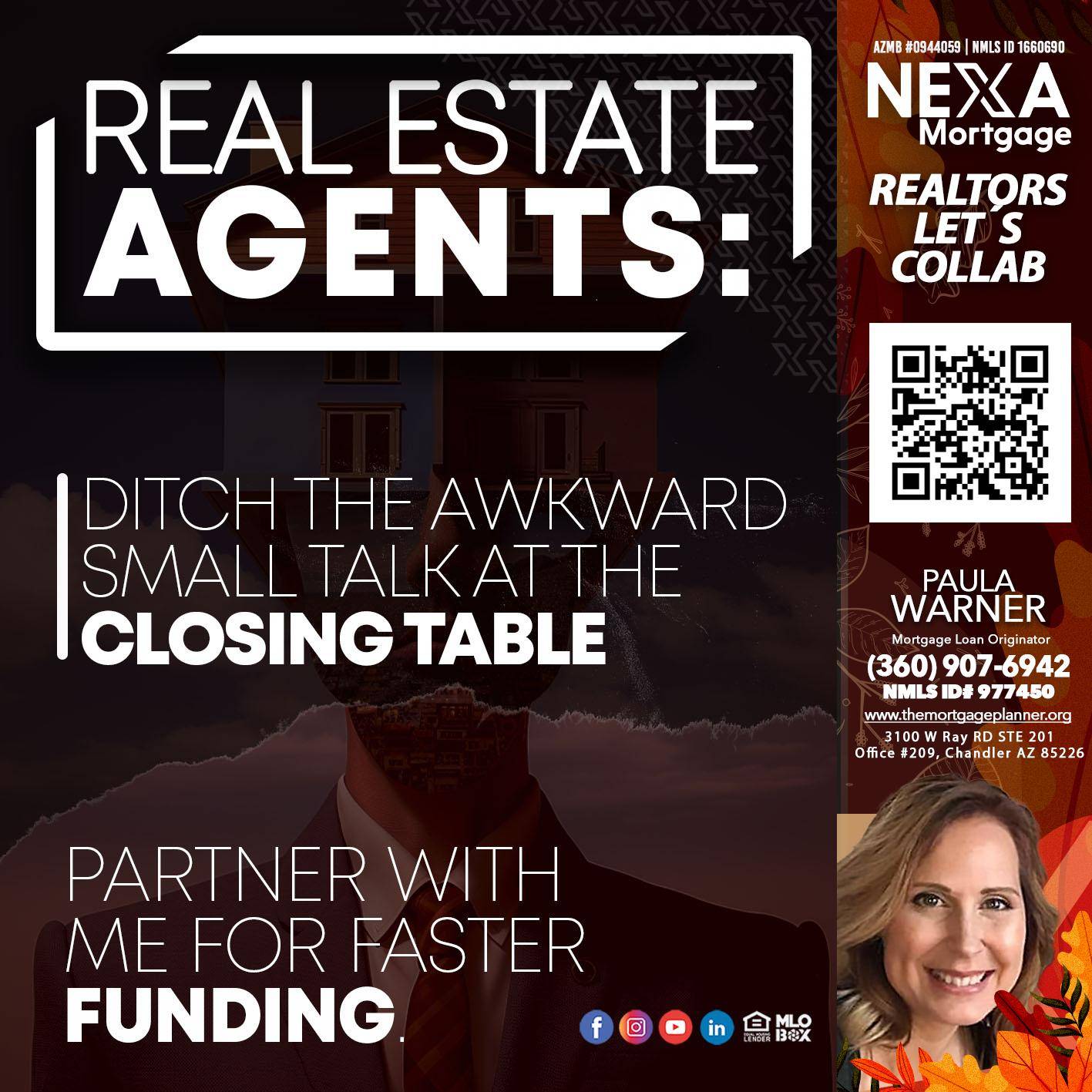 REALTORS LETS COLLAB - Paula Warner -Mortgage Loan Originator