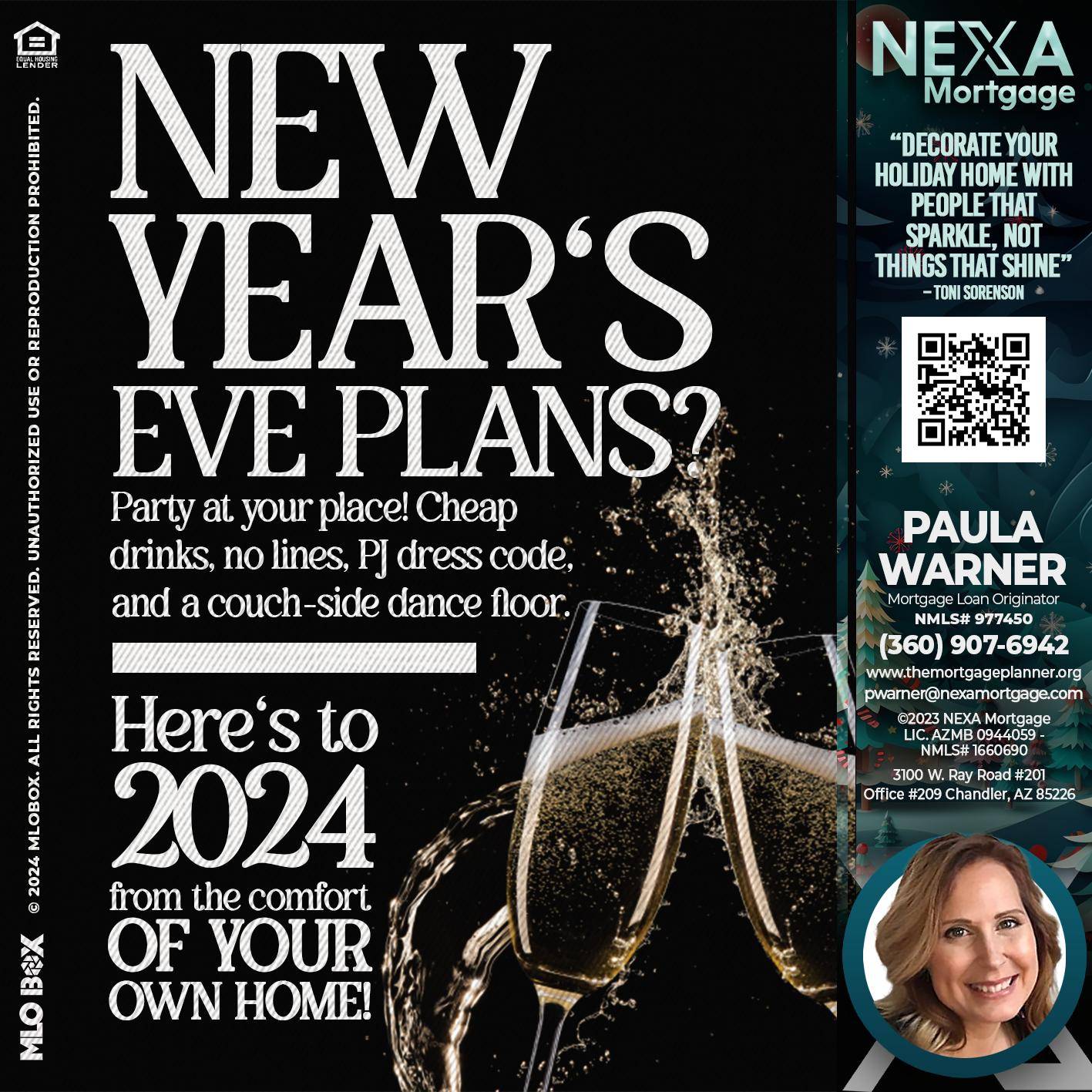 NEW YEAR - Paula Warner -Mortgage Loan Originator