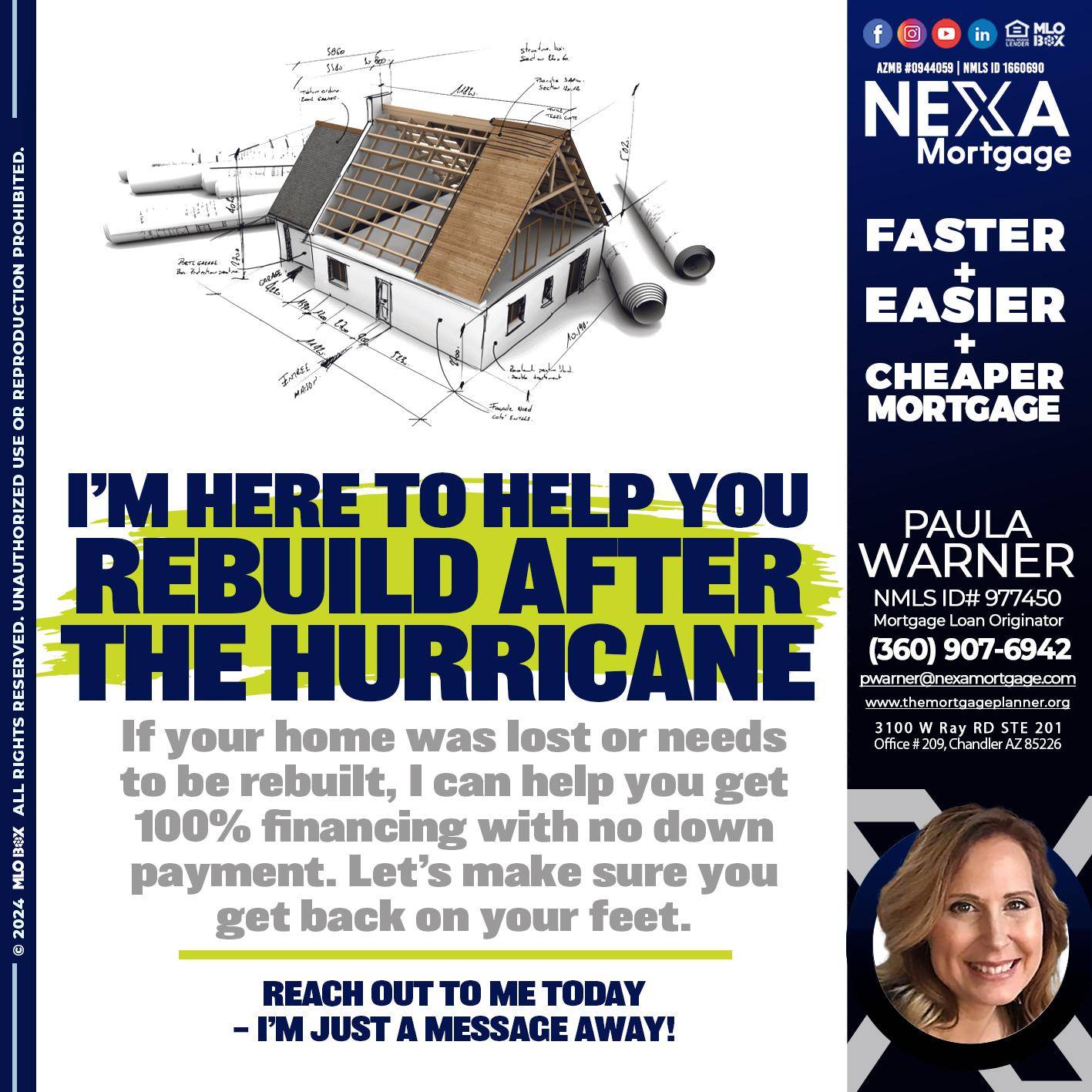 IM HERE TO HELP - Paula Warner -Mortgage Loan Originator