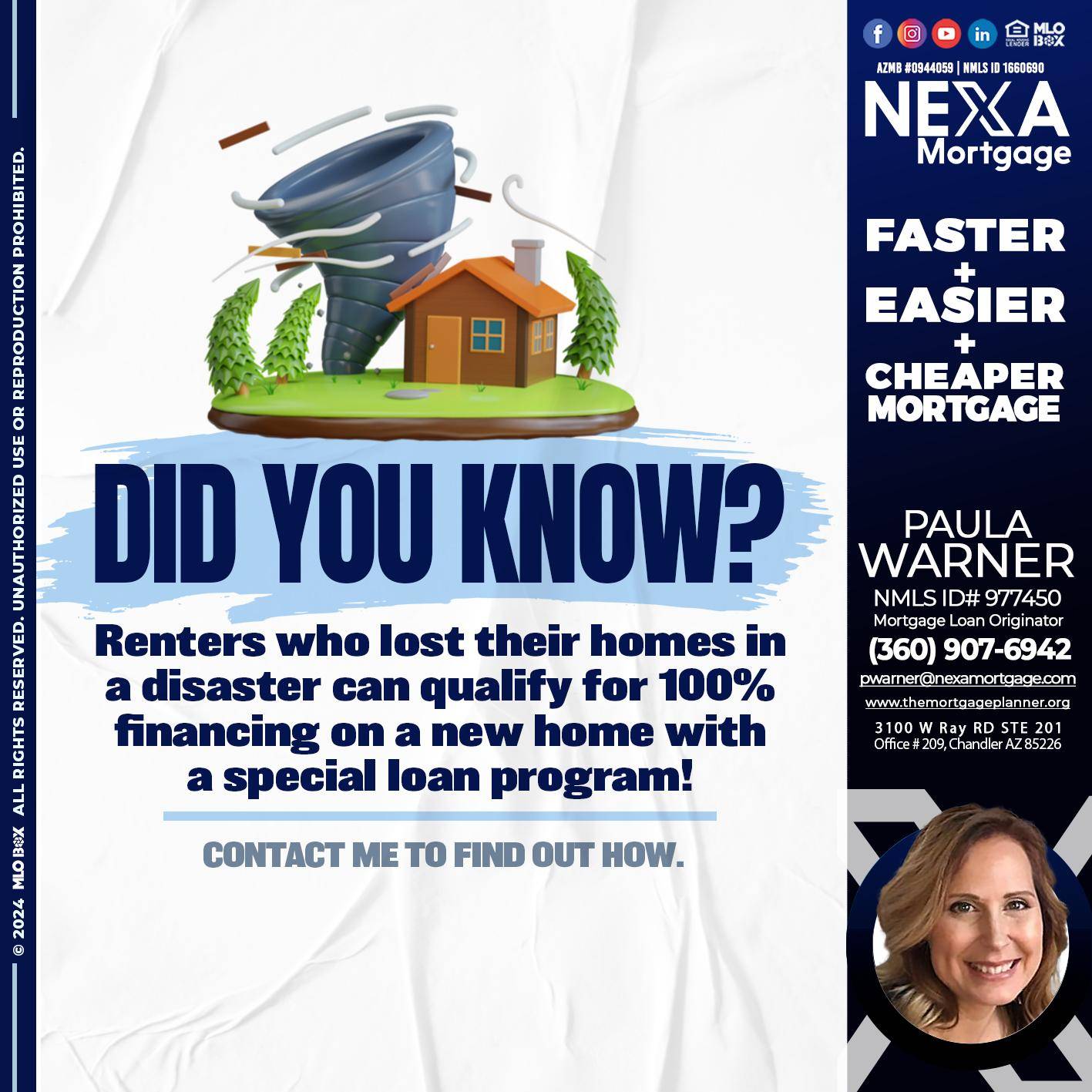 did you know? - Paula Warner -Mortgage Loan Originator