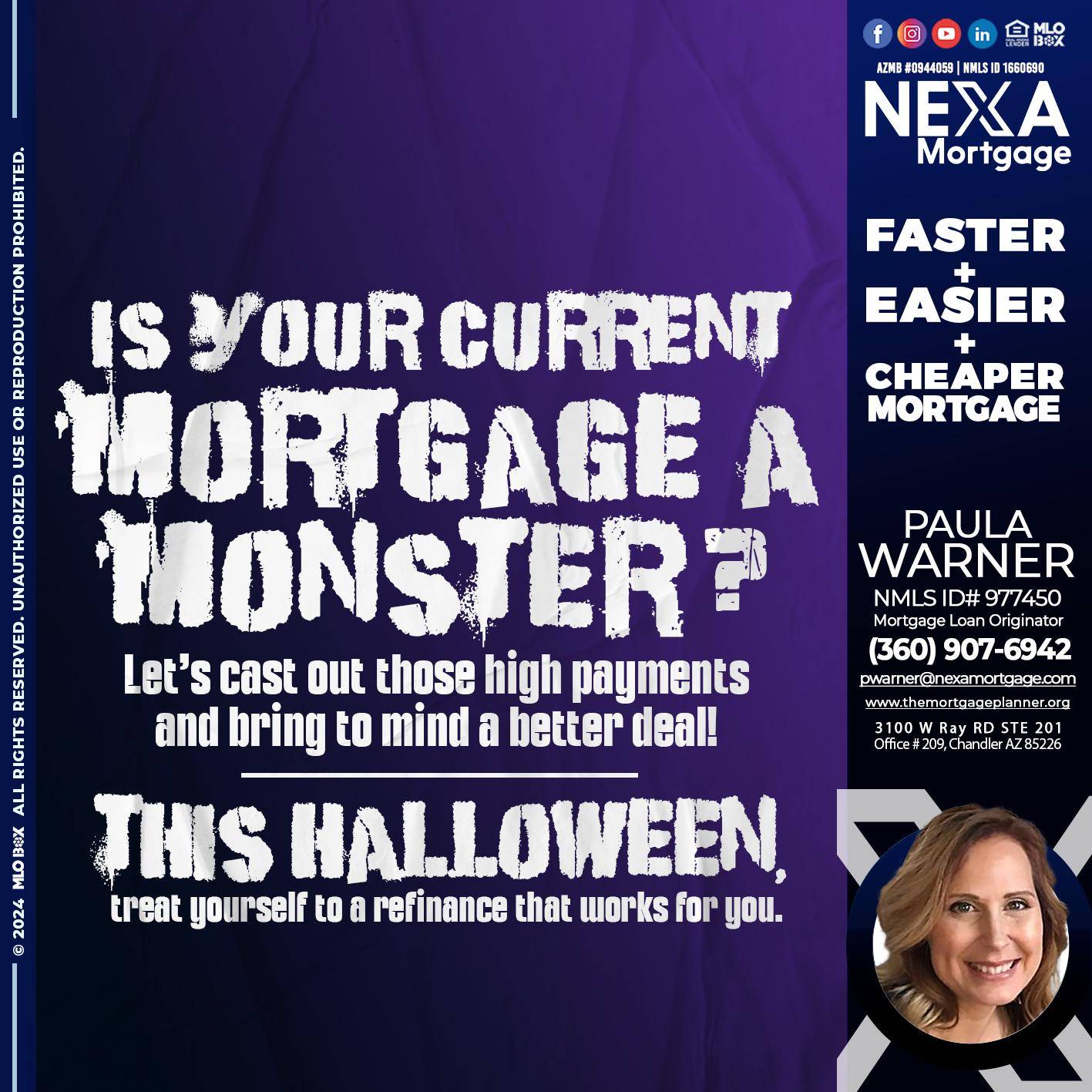 CURRENT MORTGAGE - Paula Warner -Mortgage Loan Originator
