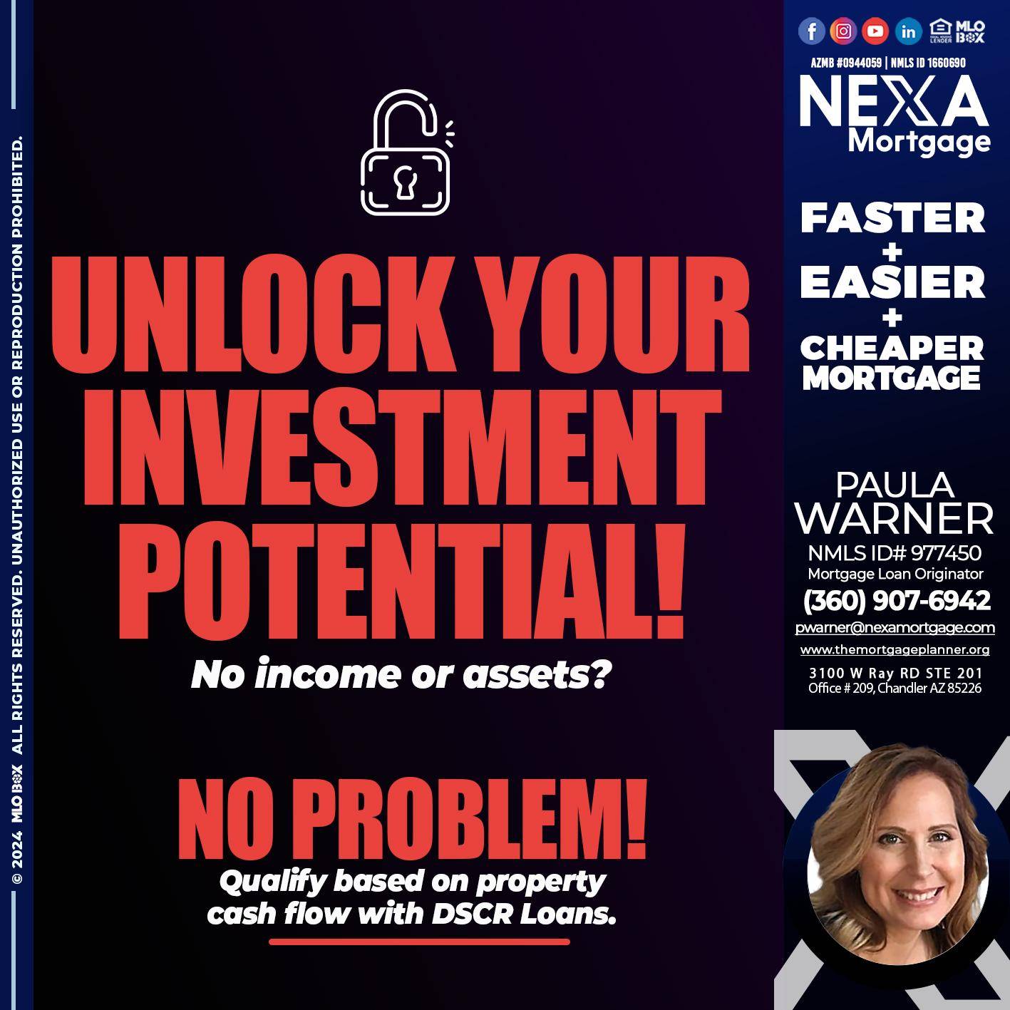 unlock your - Paula Warner -Mortgage Loan Originator