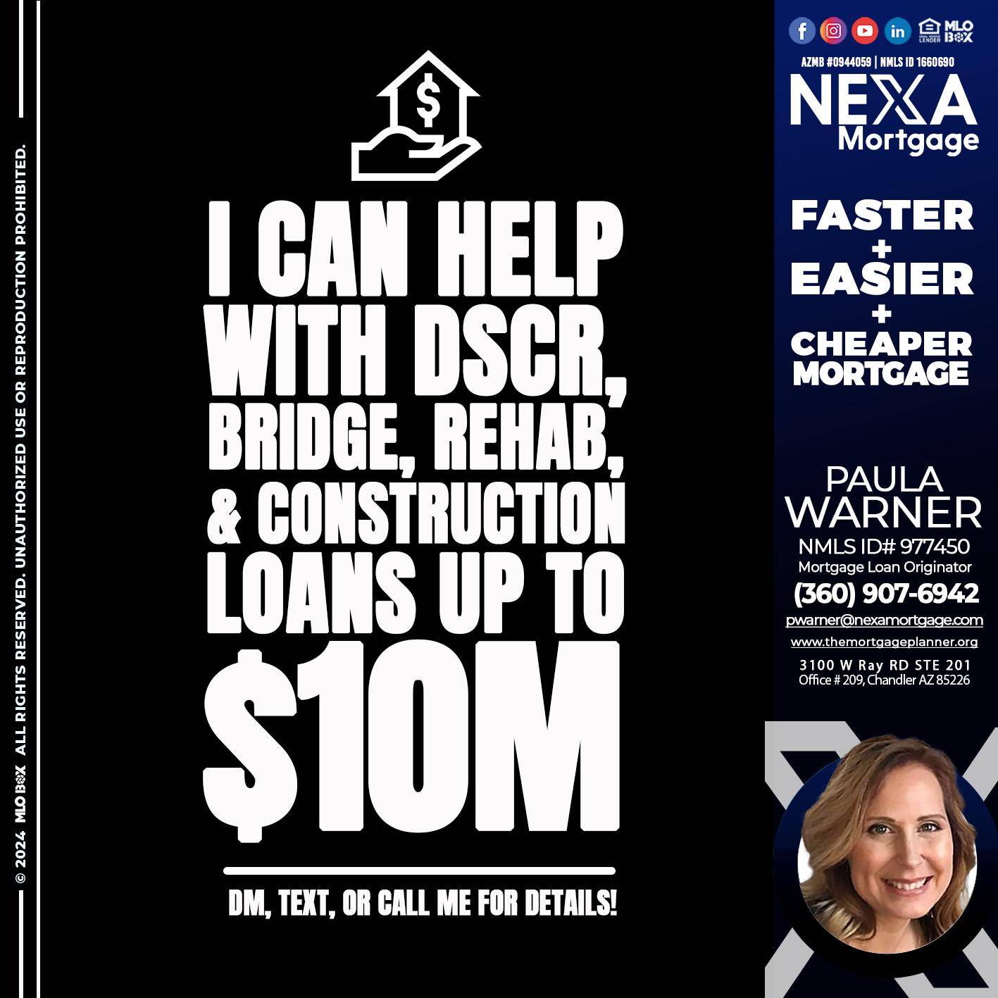 I CAN HELP - Paula Warner -Mortgage Loan Originator