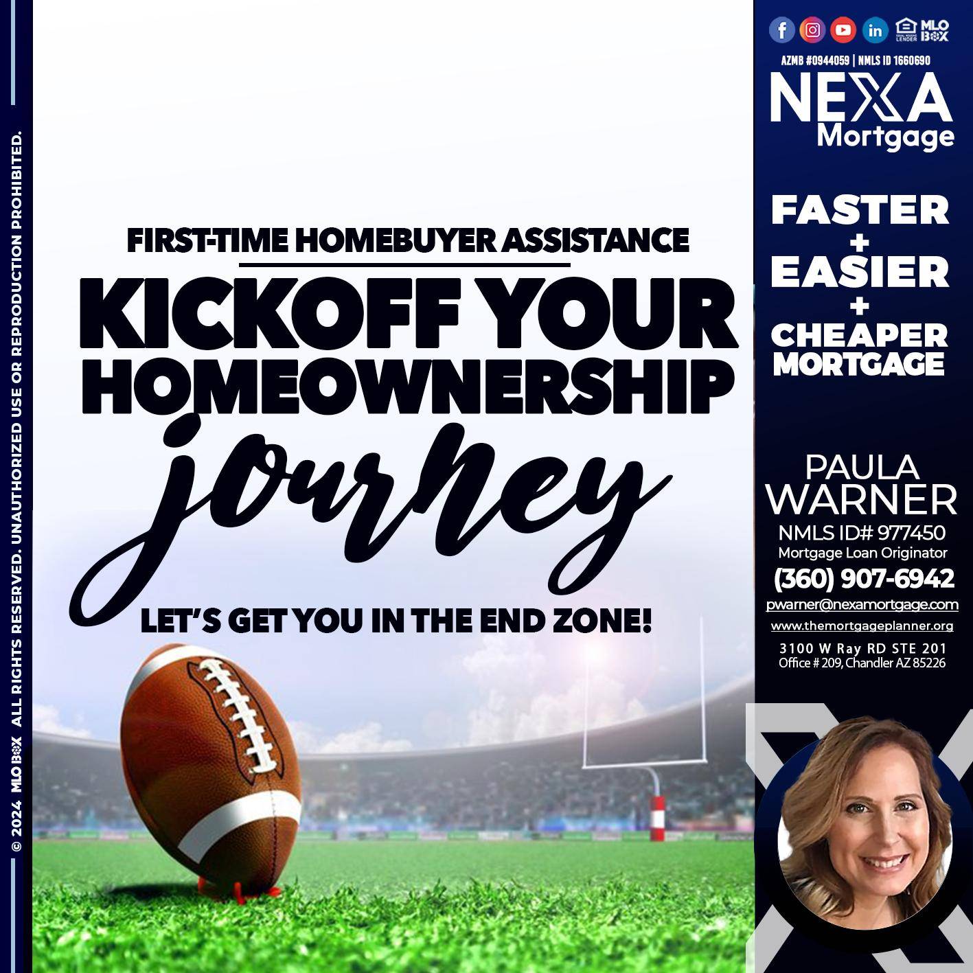 kick off - Paula Warner -Mortgage Loan Originator