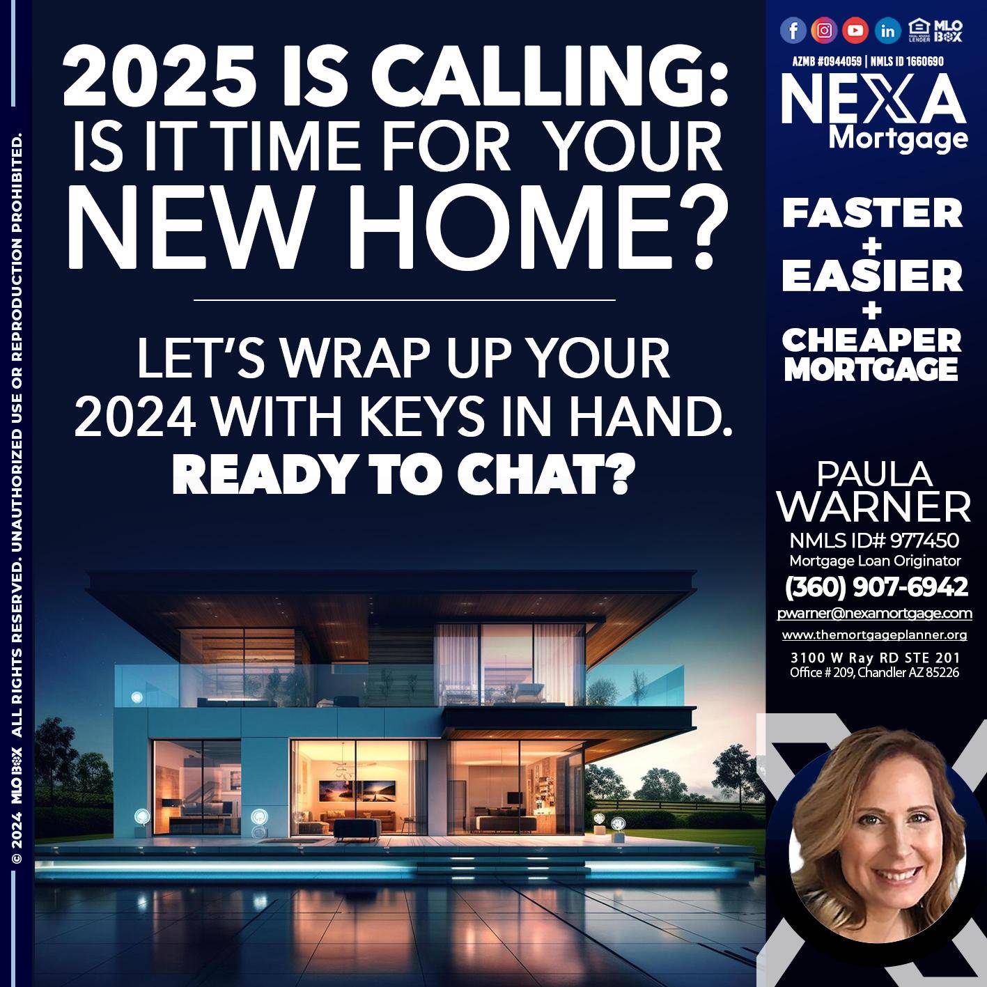 2025 SI CALLING - Paula Warner -Mortgage Loan Originator