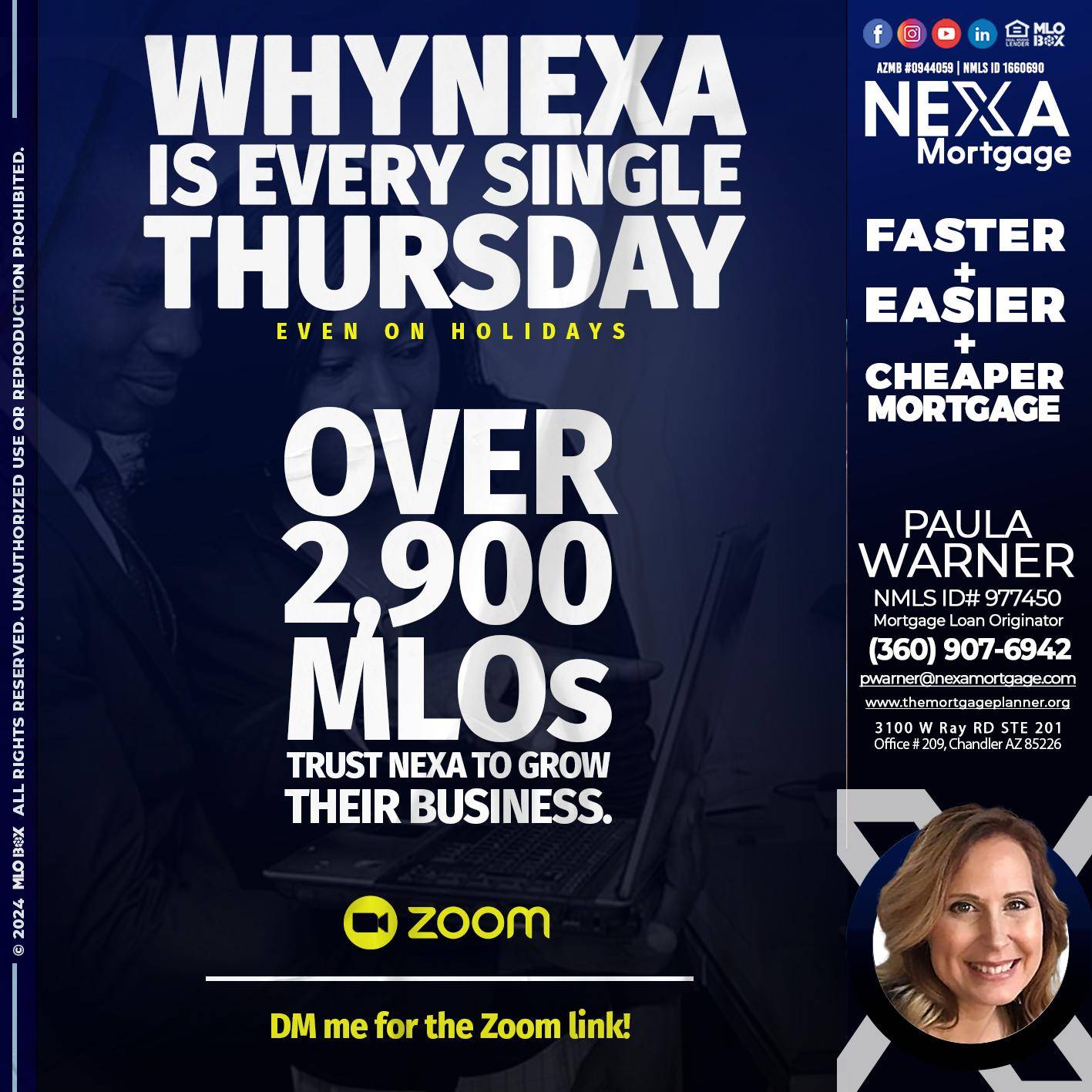 why nexa - Paula Warner -Mortgage Loan Originator