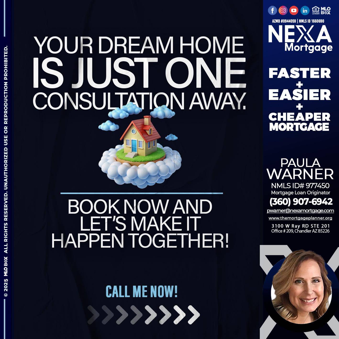 YOUR DREAM HOME - Paula Warner -Mortgage Loan Originator