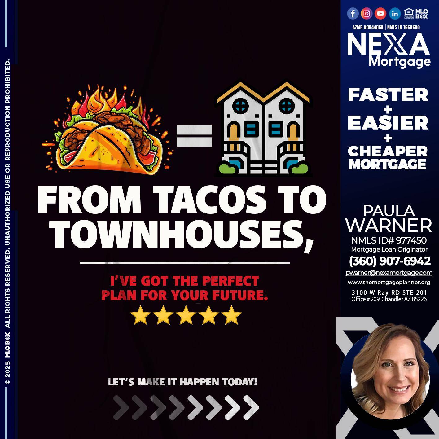 from tacos to - Paula Warner -Mortgage Loan Originator