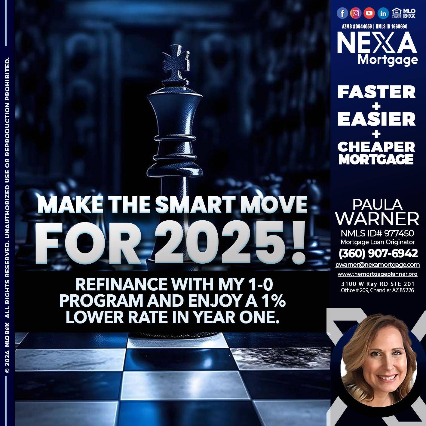 MAKE THE SMART MOVE - Paula Warner -Mortgage Loan Originator