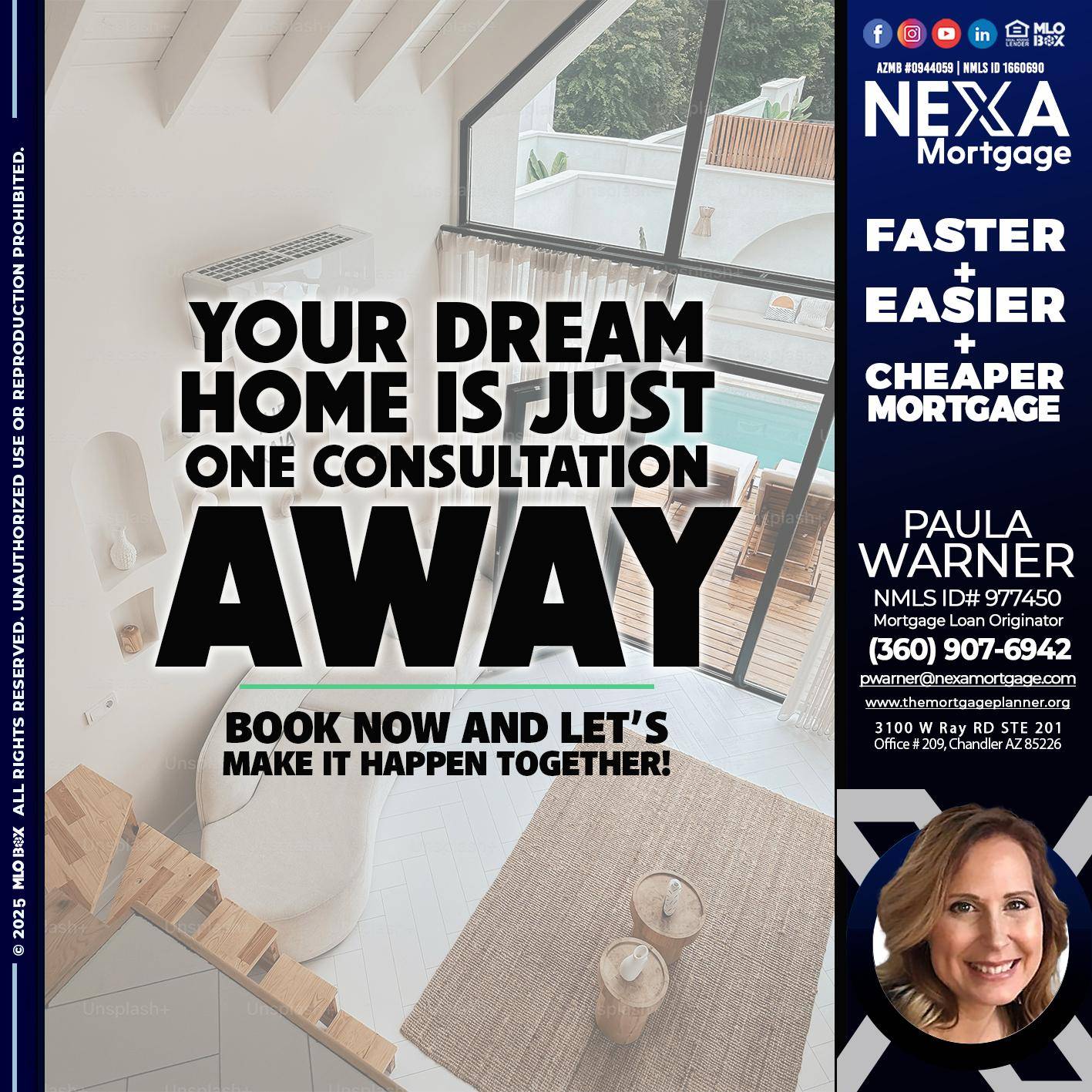 YOUR DREAM HOME - Paula Warner -Mortgage Loan Originator
