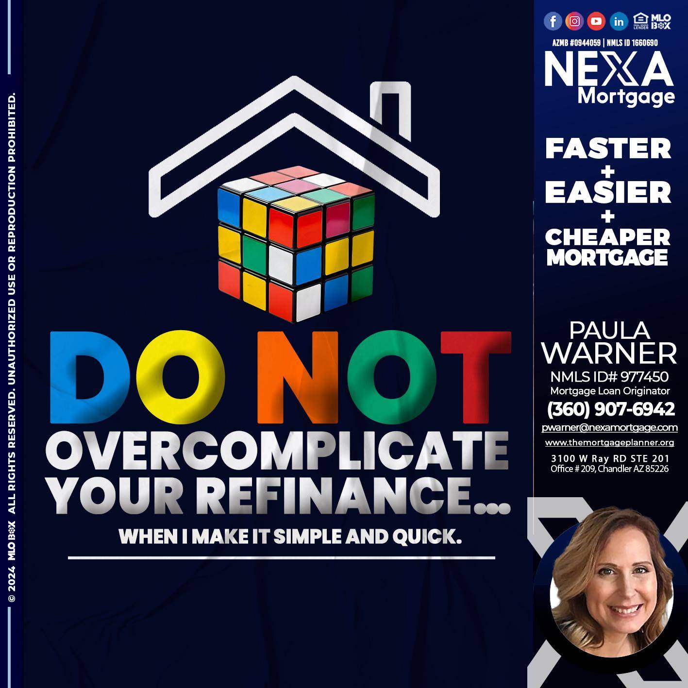 DO NOT - Paula Warner -Mortgage Loan Originator