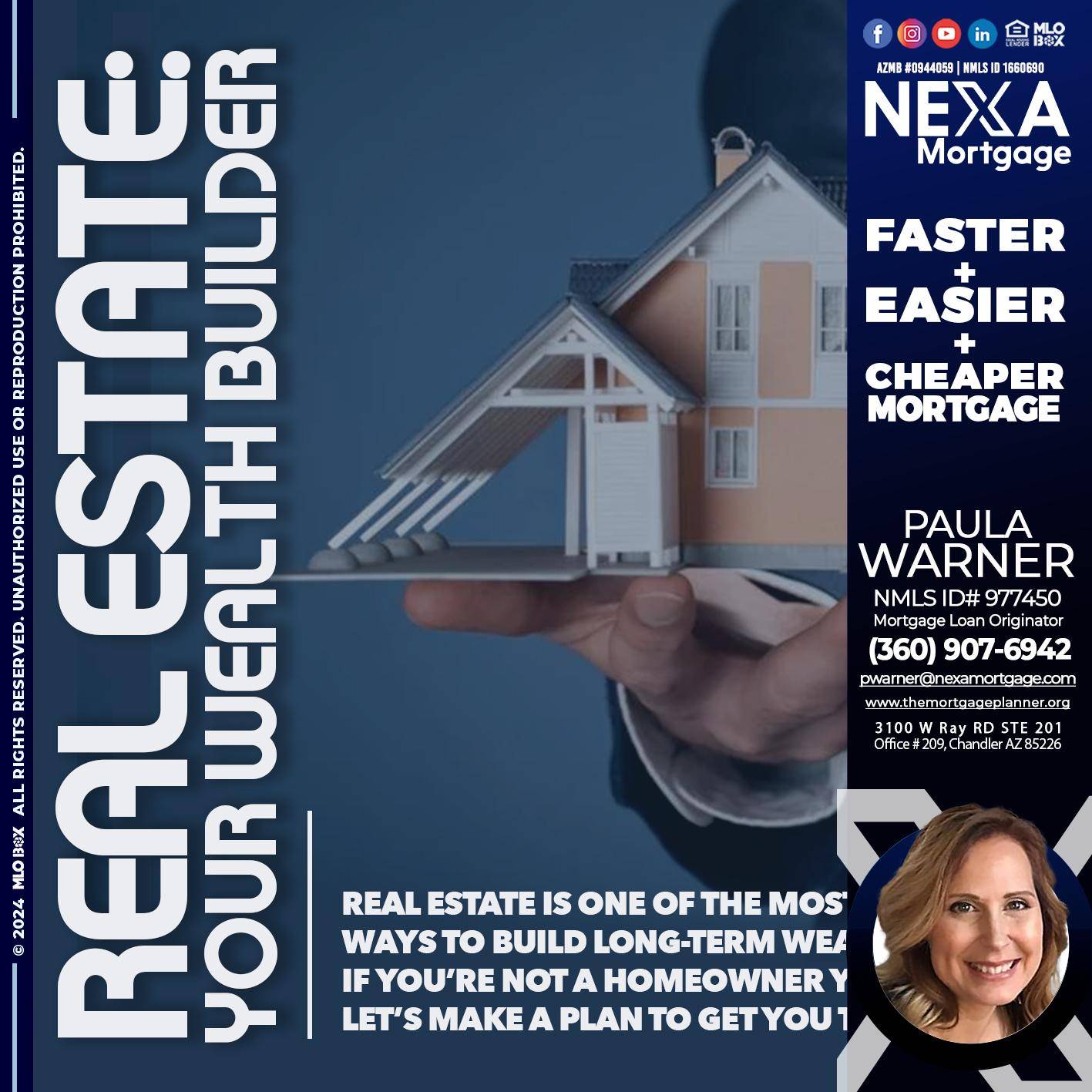 REAL ESTATE - Paula Warner -Mortgage Loan Originator