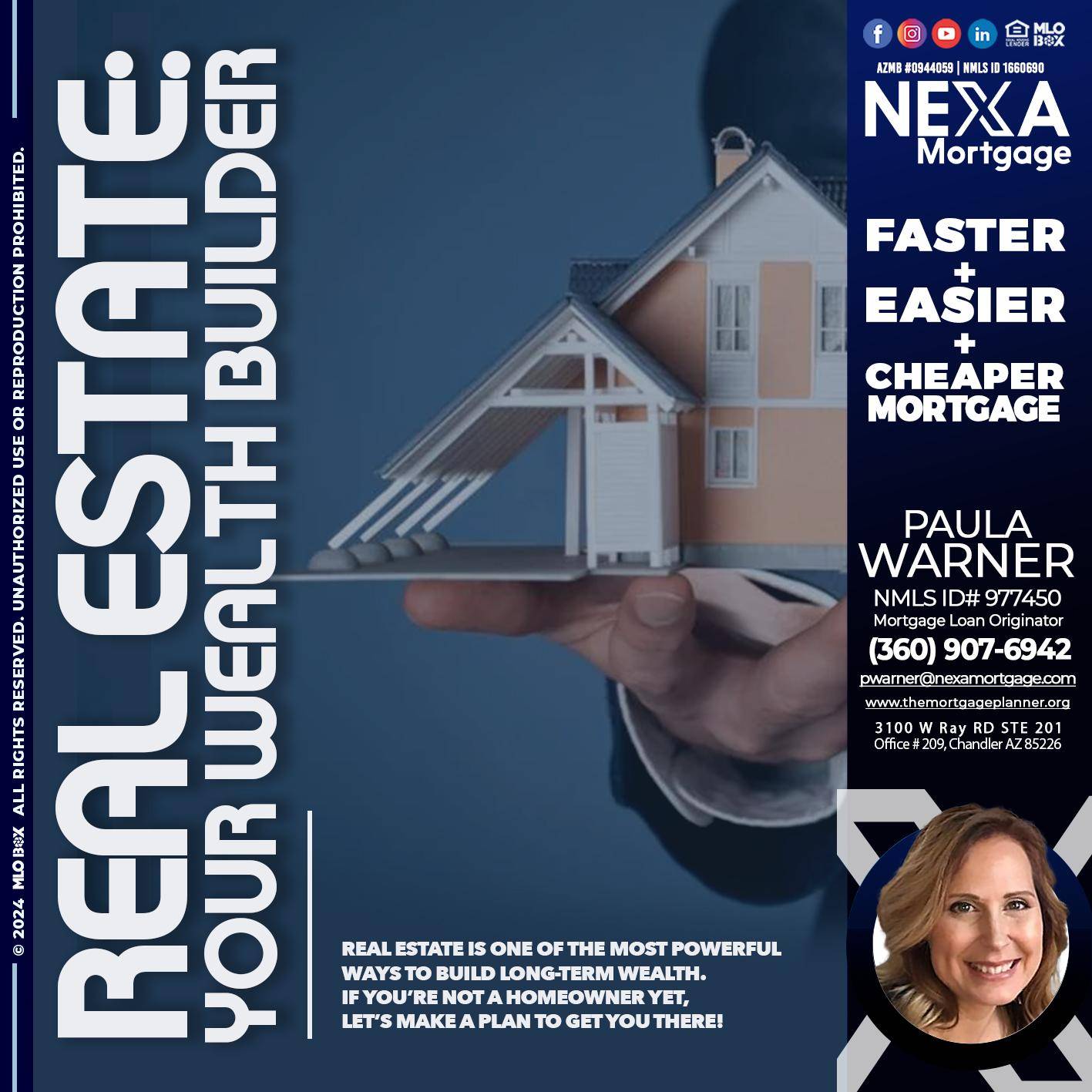 REAL ESTATE FIXED - Paula Warner -Mortgage Loan Originator