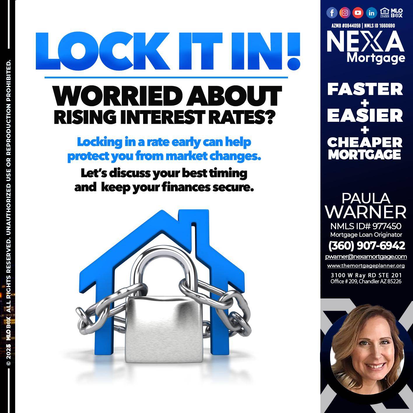 LOCK IT IN - Paula Warner -Mortgage Loan Originator