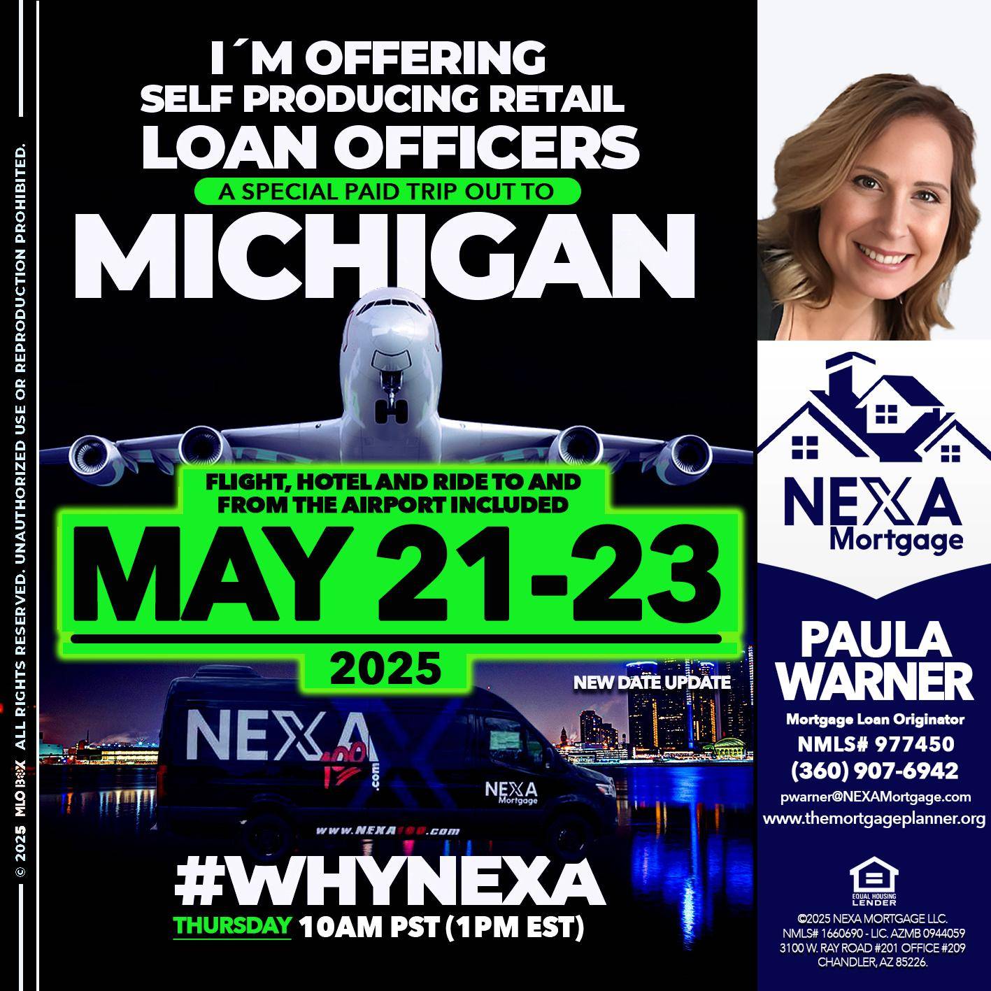 MICHIGAN TRIP - Paula Warner -Mortgage Loan Originator