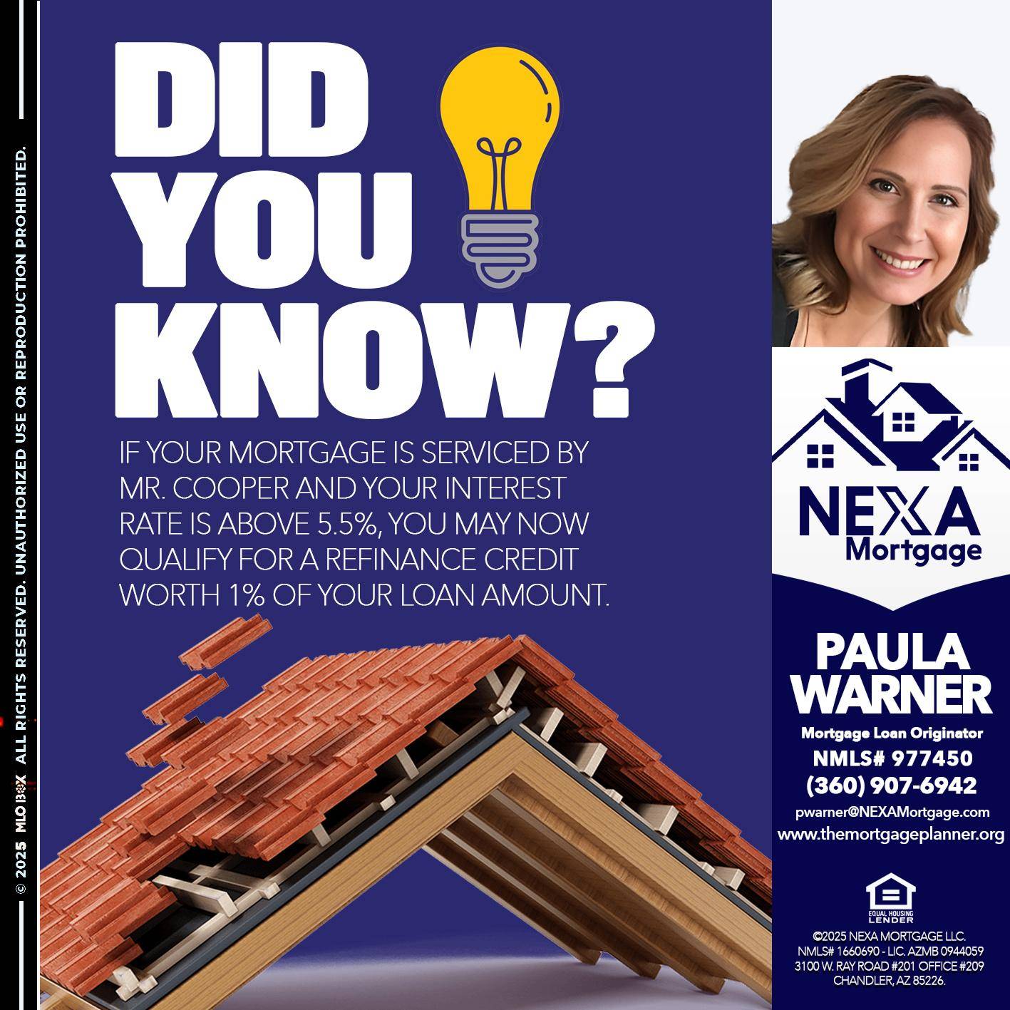 DID YOU KNOW? - Paula Warner -Mortgage Loan Originator