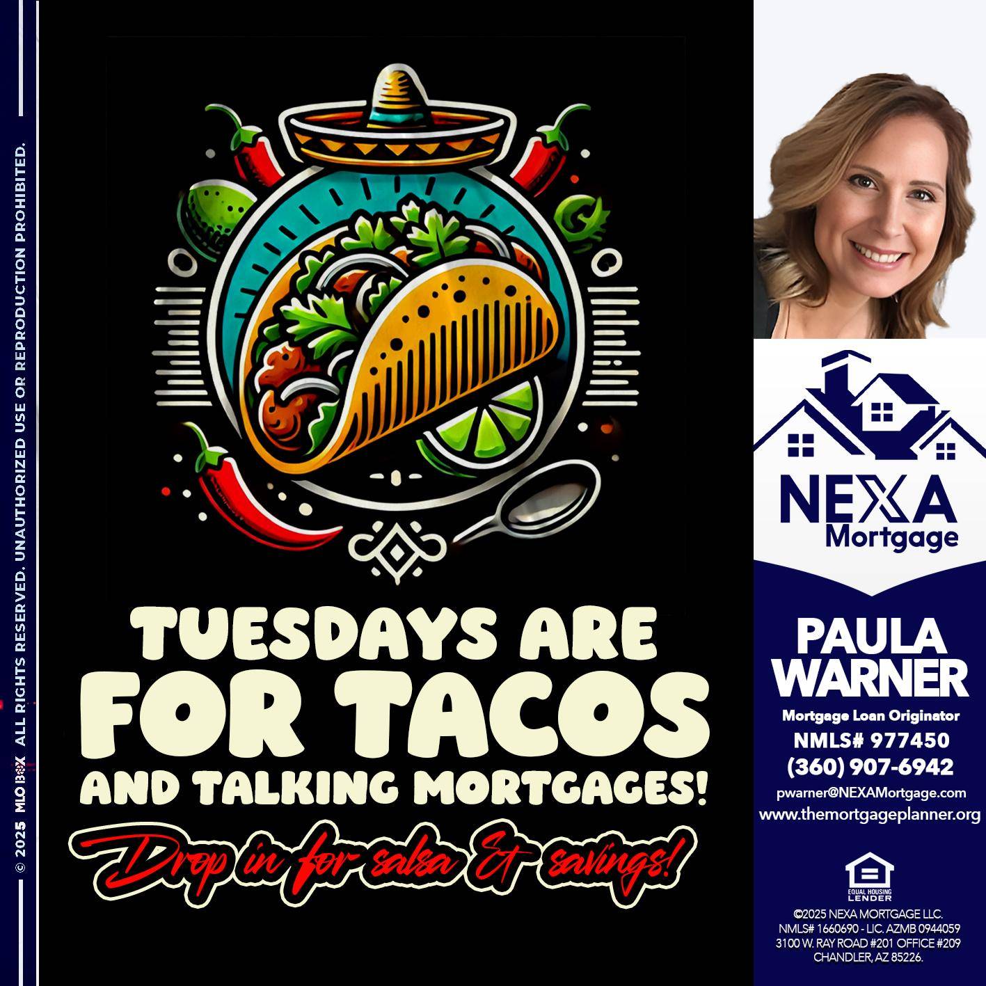 TACO TUESDAY - Paula Warner -Mortgage Loan Originator