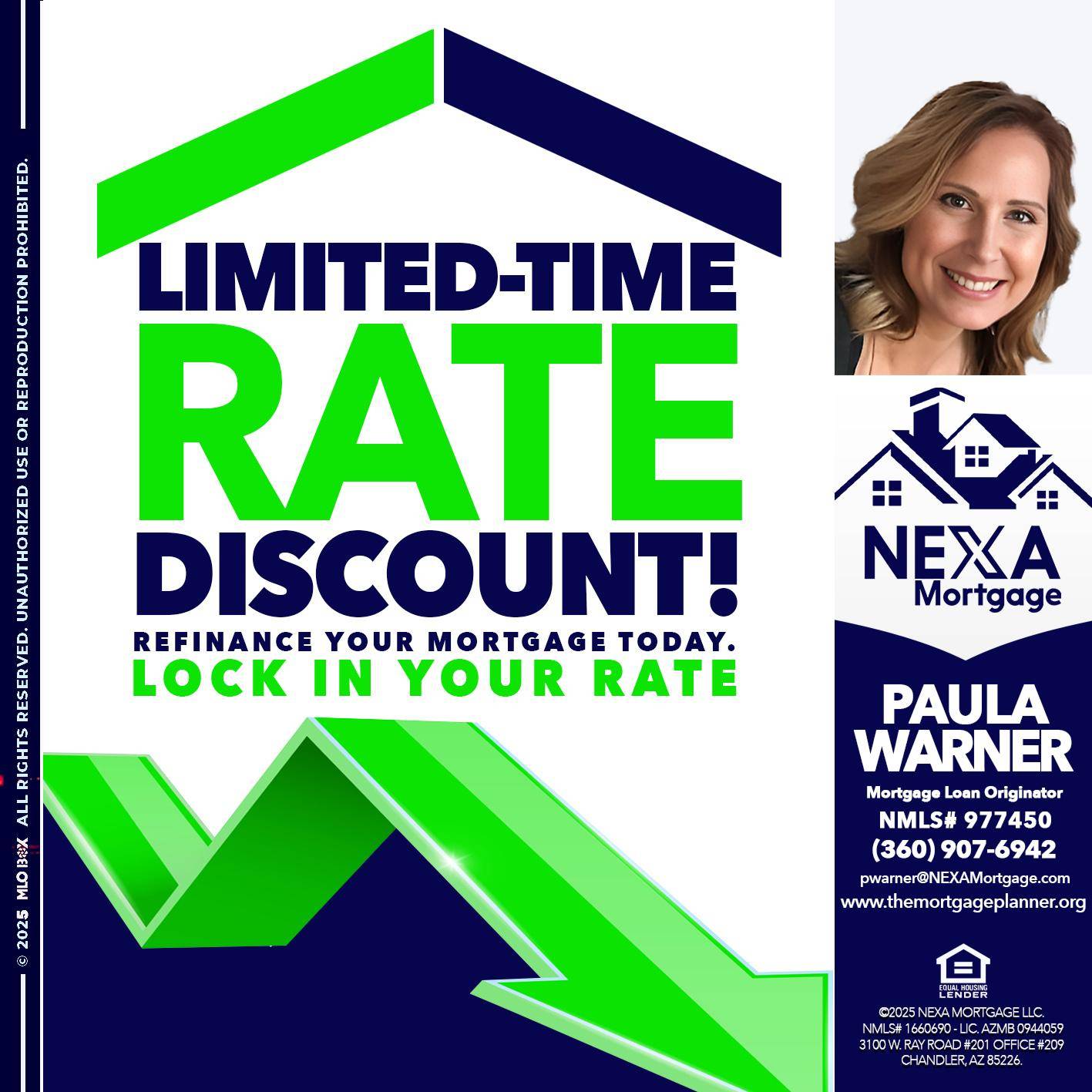 LIMITED TIME - Paula Warner -Mortgage Loan Originator