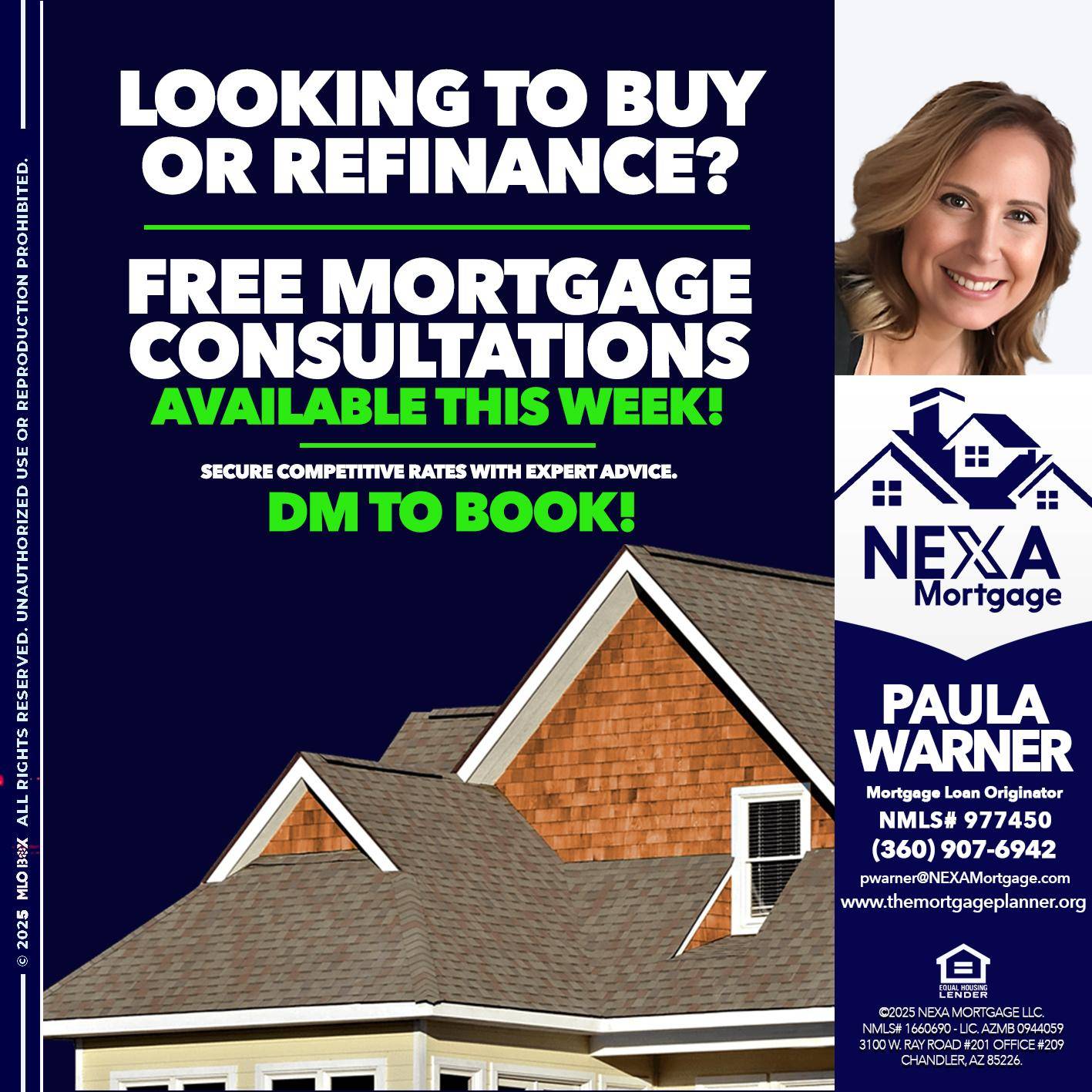 LOOKING TO BUY OR REFINANCE - Paula Warner -Mortgage Loan Originator