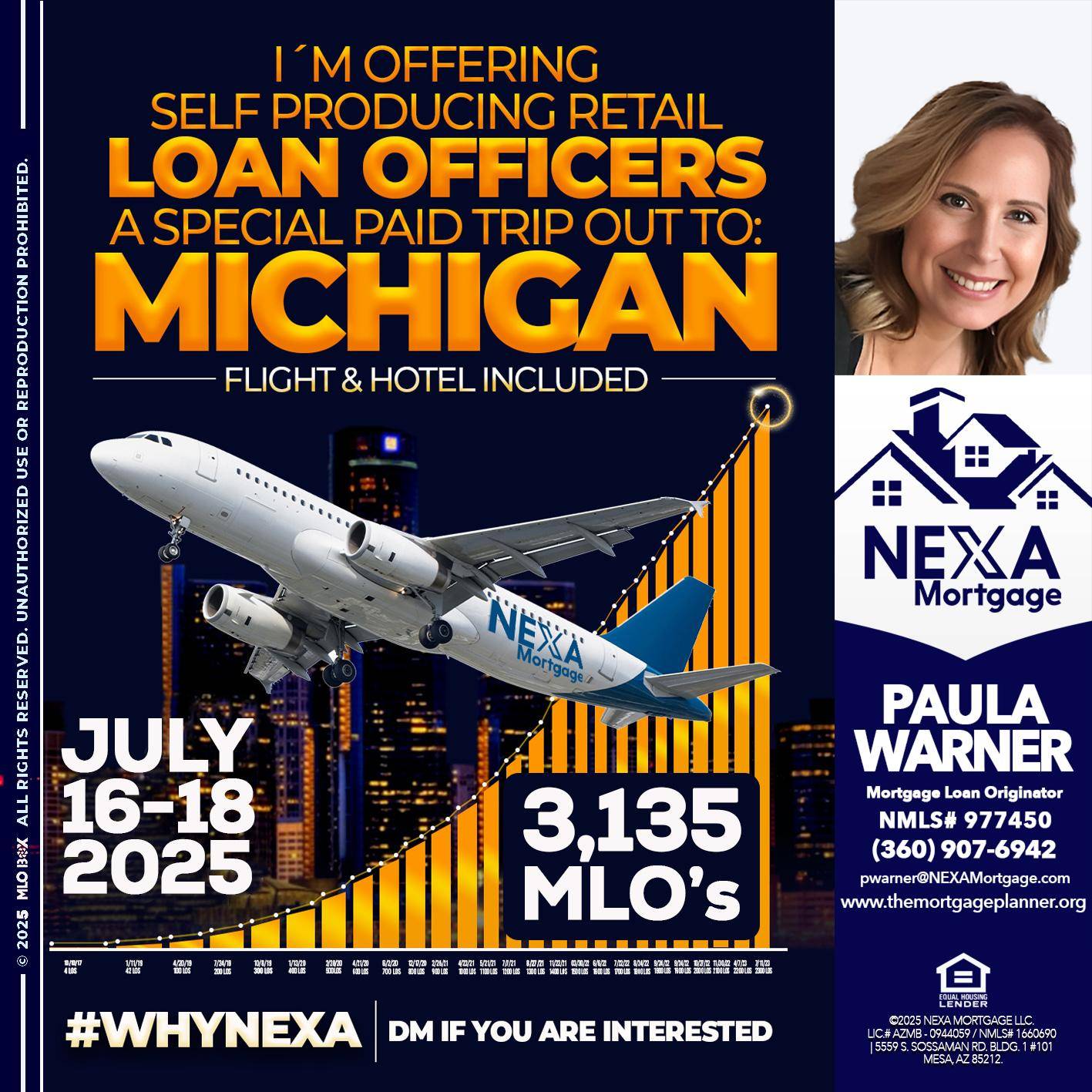MICHIGAN TRIP - Paula Warner -Mortgage Loan Originator