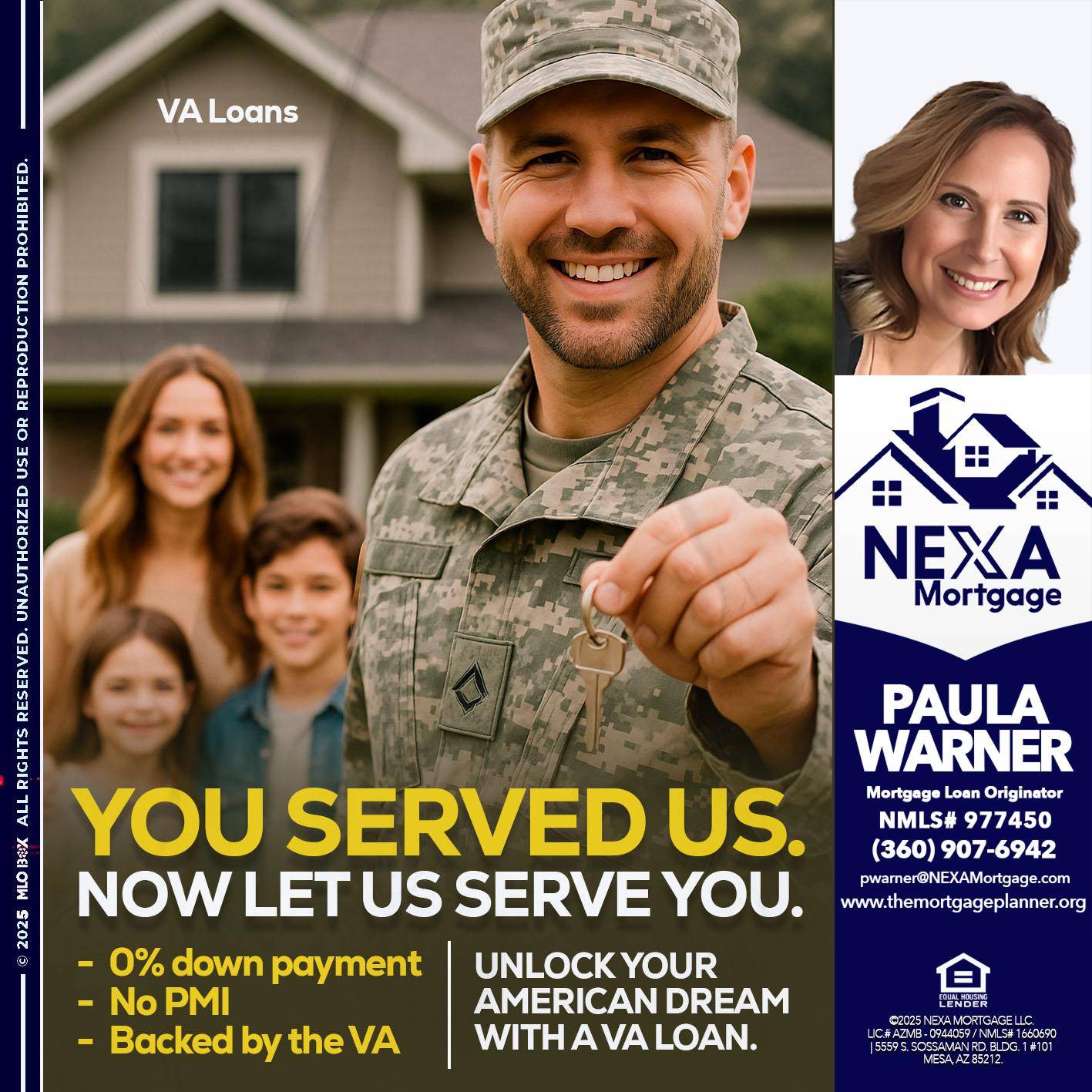 YOU DESERVED - Paula Warner -Mortgage Loan Originator