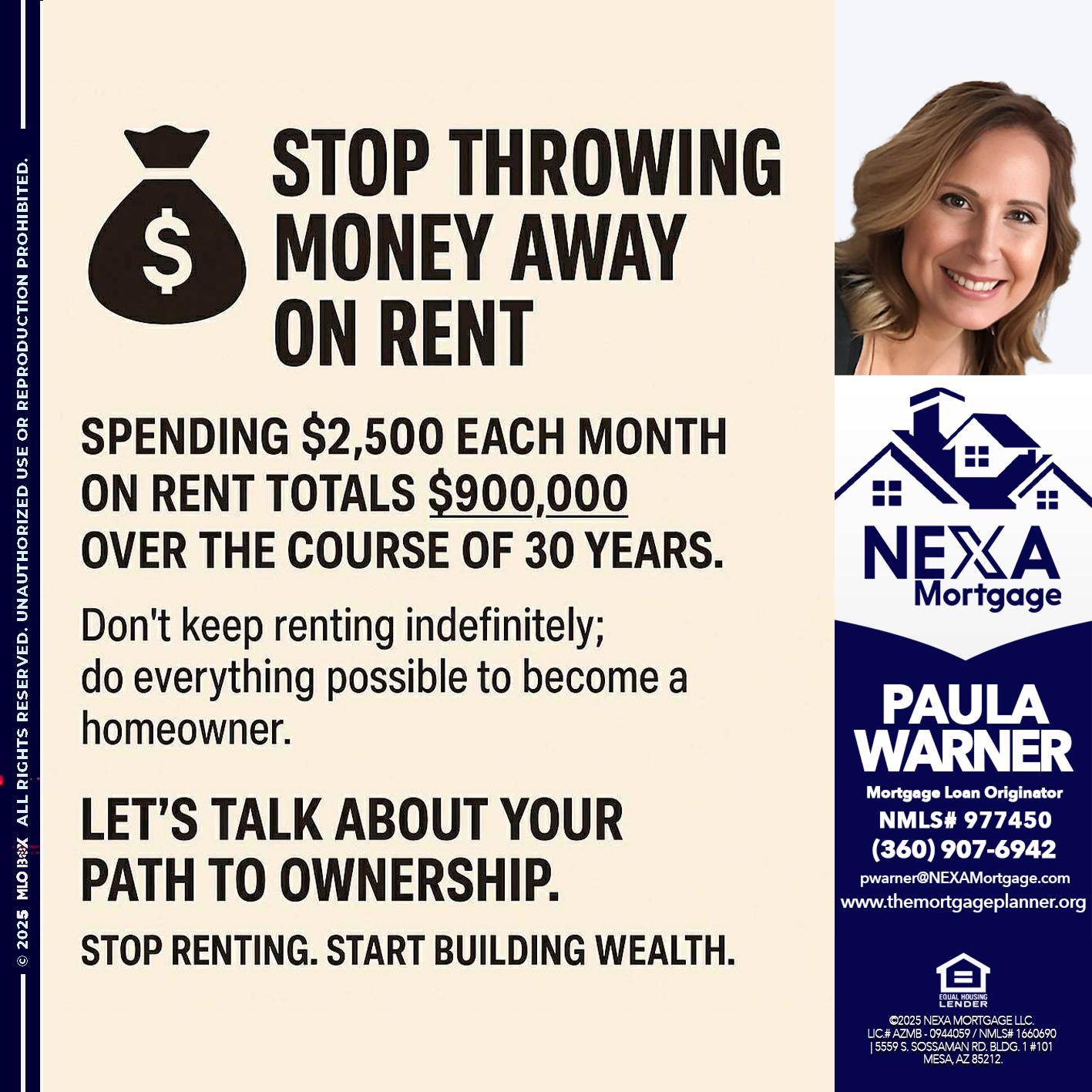 STOP THROWING - Paula Warner -Mortgage Loan Originator