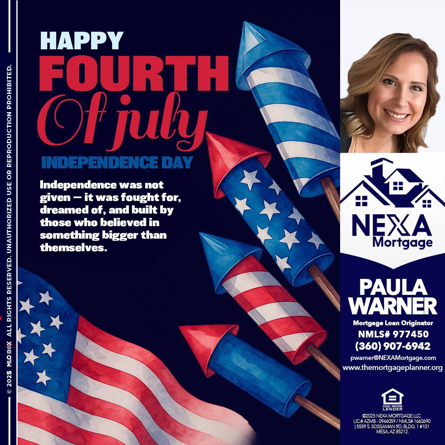 happy fourth - Paula Warner -Mortgage Loan Originator