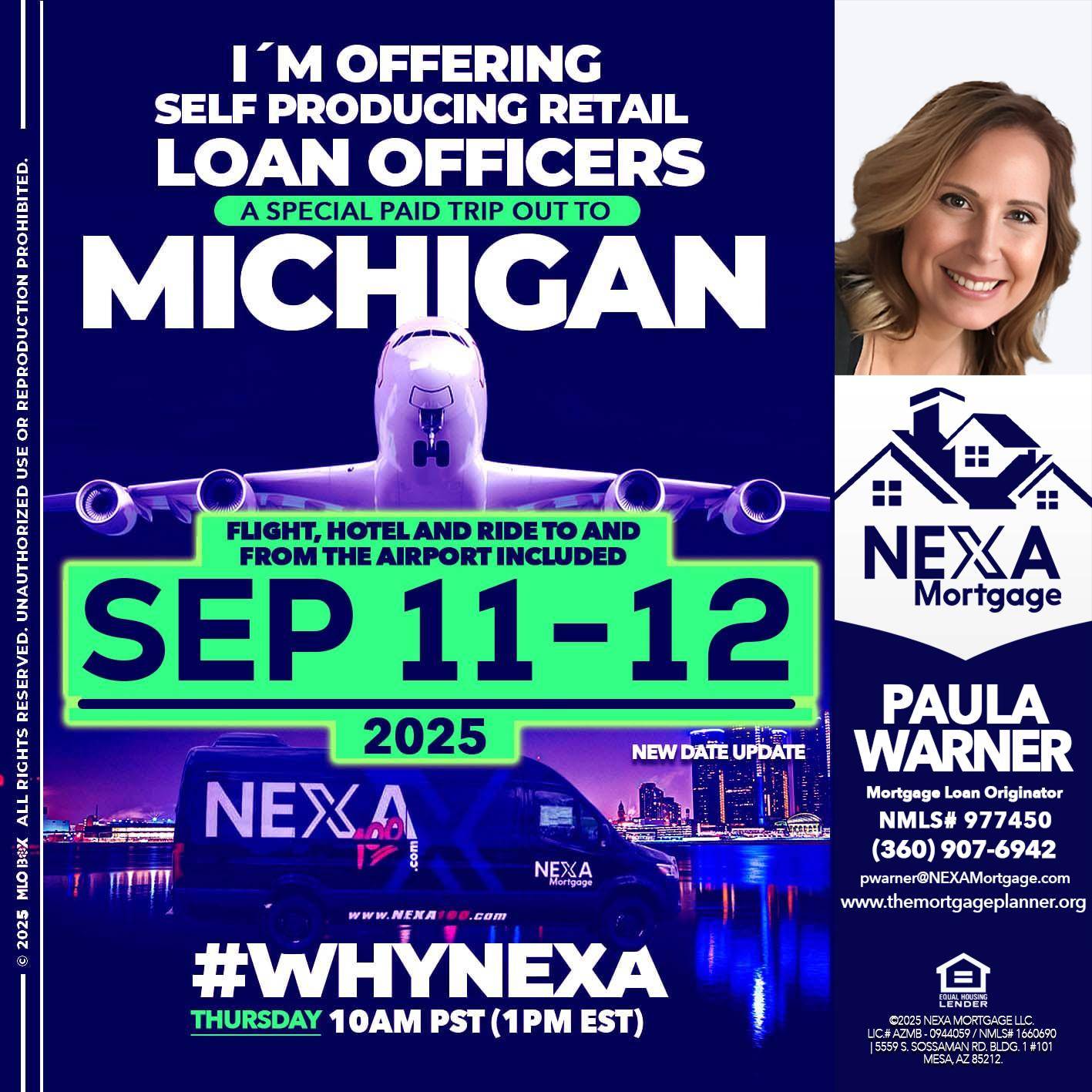 MICHIGAN TRIP - Paula Warner -Mortgage Loan Originator