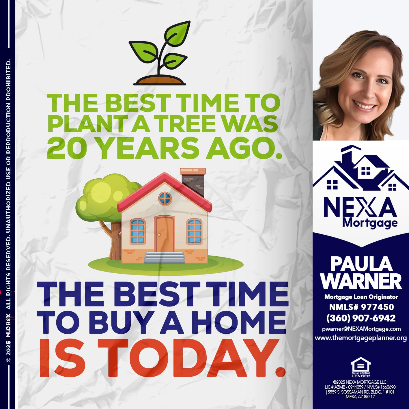 BEST TIME TO - Paula Warner -Mortgage Loan Originator
