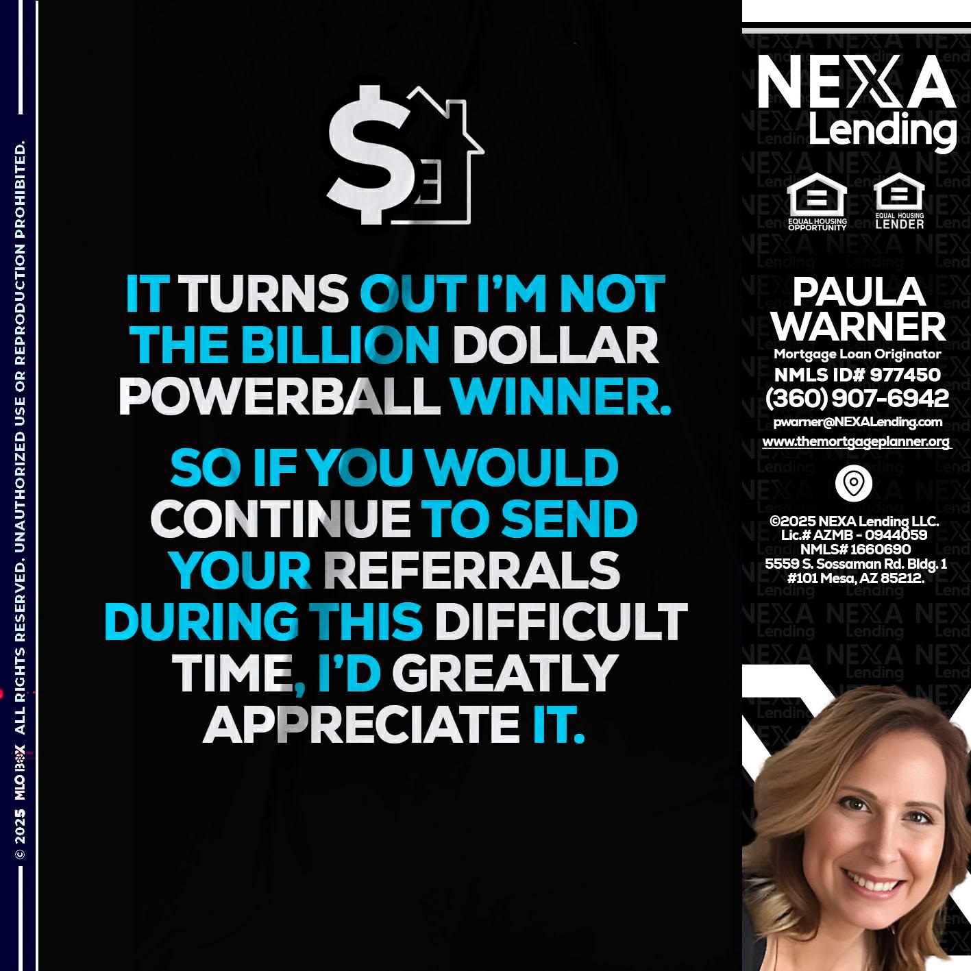 IT TURNS - Paula Warner -Mortgage Loan Originator