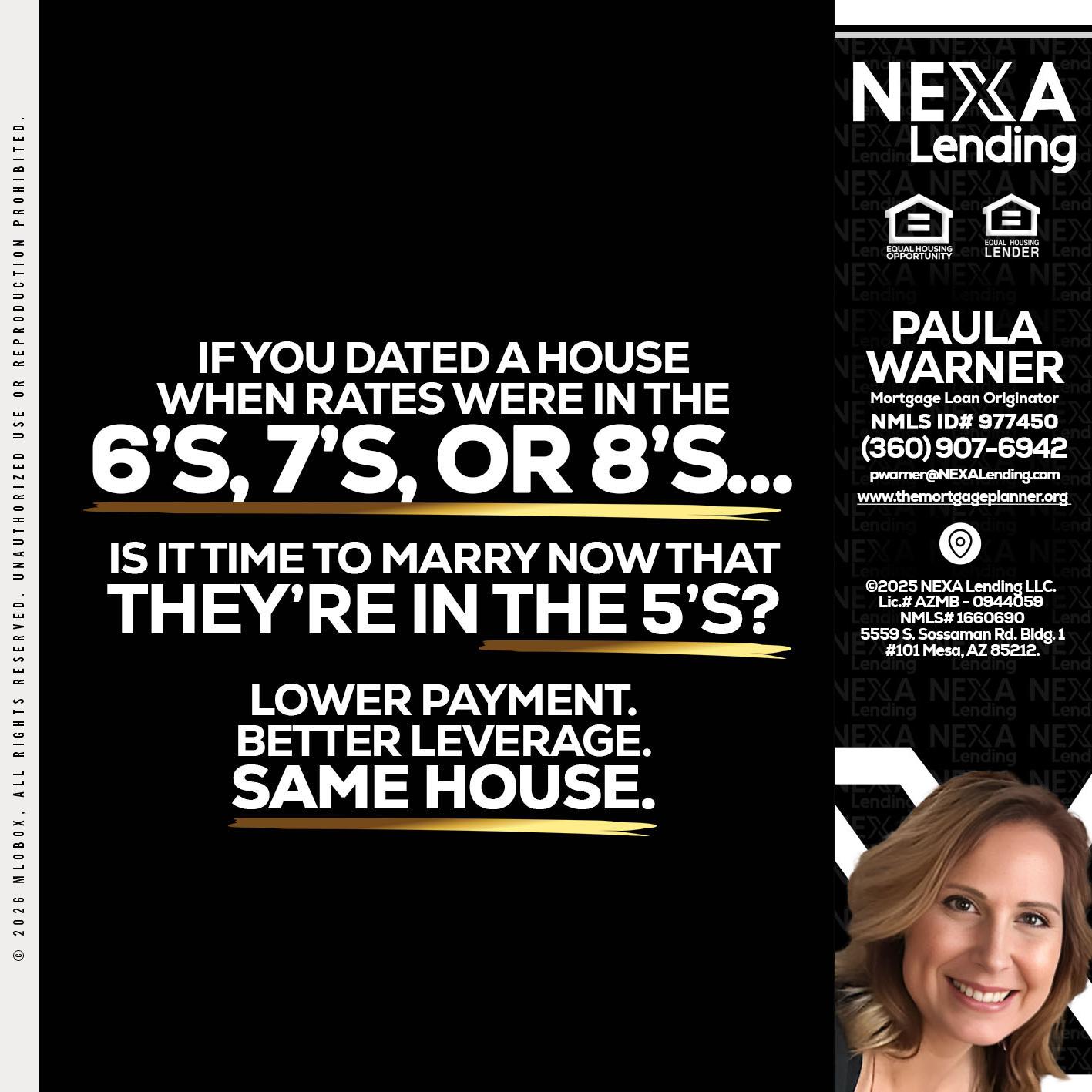 if you dated a house - Paula Warner -Mortgage Loan Originator