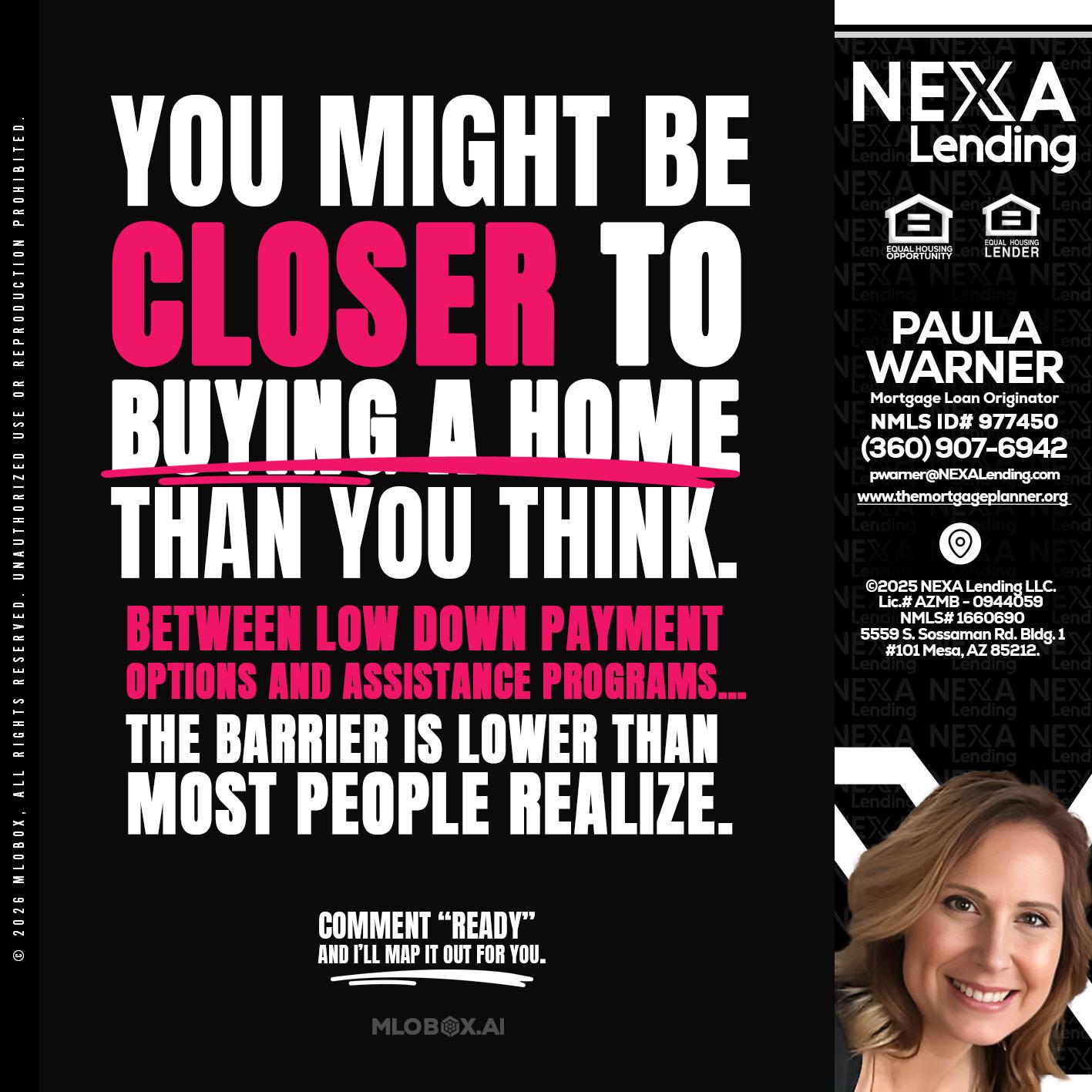 YOU MIGHT BE - Paula Warner -Mortgage Loan Originator
