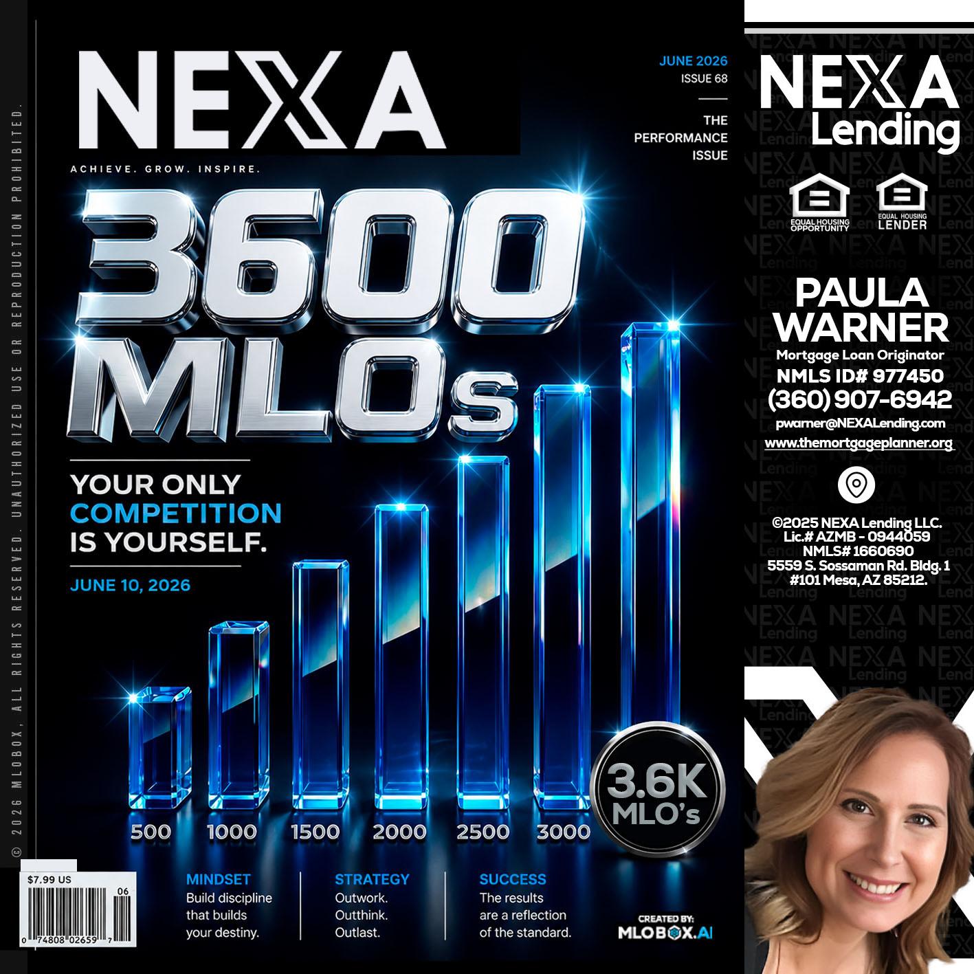 3600 MLOs - Paula Warner -Mortgage Loan Originator
